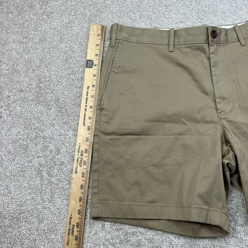 NEW J.Crew Mens 34 Shorts Khaki 7